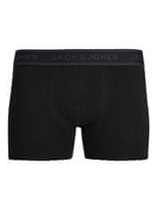Jack&Jones 3 PACK - pánské boxerky JACLOUIS 12241168 Black (Velikost S)