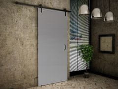 Veneti Posuvné interiérové dveře XAVIER 4 - 100 cm, antracitové