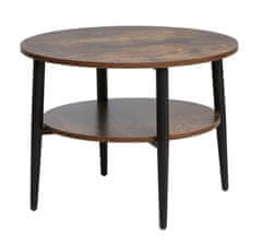 Veneti Konferenční stolek BRANKO 2 - hnědý / černý
