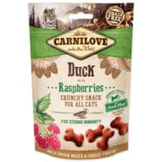 Brit CARNILOVE Cat Crunchy Snack Duck with Raspberries with fresh meat, 50 g
