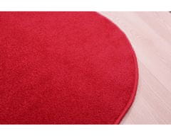 Vopi Kusový koberec Eton červený 15 kruh 57x57 (průměr) kruh