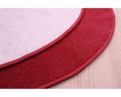 Vopi Vánoční kusový koberec Eton červený kruh 57x57 (průměr) kruh