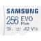 Samsung MicroSDXC 256GB EVO Plus+SD adap