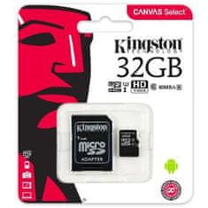 Kingston MicroSDHC 32GB UHS-I SDCS v2