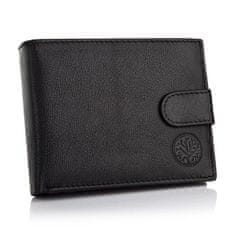 Betlewski Černá kožená pánská peněženka Bpm-Gtn-60 Rfid