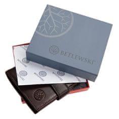 Betlewski Pánská vertikální kožená peněženka