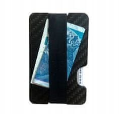 Karbonová peněženka na kart pouzdro na karty Hegger černé unisex produkt