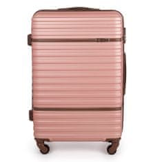 Solier Cestovní kufr tvrdý M 24' 55L STL957 růžový