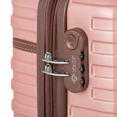 Solier Cestovní kufr M 22' STL957 růžový