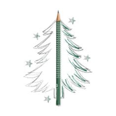 Faber-Castell Grafitová tužka Sparkle/vánoční zelená