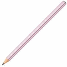 Faber-Castell Grafitová tužka Jumbo Sparkle/Metallic růžová