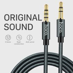 Hoco XHoco – Audio kabel (UPA19) – Jack 3,5 mm až Jack 3,5 mm – 1 m – Černý KP27173
