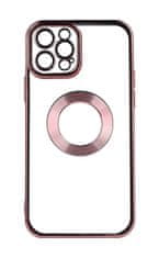 TopQ Kryt iPhone 12 Pro Beauty Clear růžový 98572