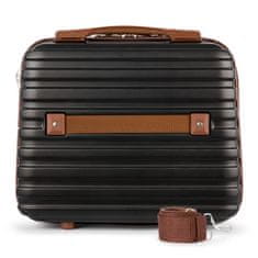 Solier Cestovní kufr 14' 11L ABS STL957 černý