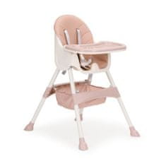 EcoToys HC-823 PINK Jídelní židlička 2v1 růžová
