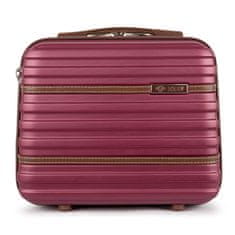 Solier Cestovní kufr 14" 11L ABS STL957 bordó