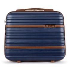 Solier Cestovní kufr 14'' 11L ABS STL957 navy blue