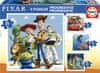 Puzzle Disney Pixar 4v1 (12,16,20,25 dílků)