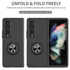 FORCELL Obal / kryt na Samsung Galaxy Z Fold 4 5G černý - Forcell KONG RING