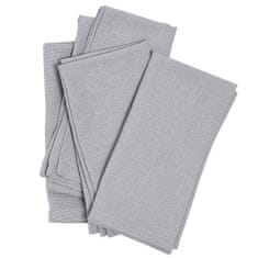 Today Látkové ubrousky UNI, bavlněné, šedá barva, 4 kusy, 40 x 40 cm