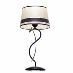 LIGHT FOR HOME Stolní lampa 14700 "Susie", 1x60W, E27, černá, zlatá, patina