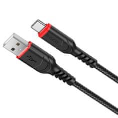 IZMAEL Hoco – Datový kabel Victory (X59) – USB-A pro USB Type-C, 12W 2,4 A - 1.0 m – Černý KP27177