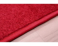 Betap AKCE: 195x219 cm Metrážový koberec Eton červený 15 - neúčtujeme odřezky z role! (Rozměr metrážního produktu Bez obšití)