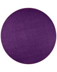 Hanse Home Kusový koberec Nasty 101150 Purple kruh 133x133 (průměr) kruh