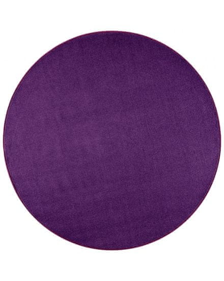 Hanse Home Kusový koberec Nasty 101150 Purple kruh