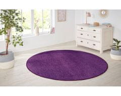 Hanse Home Kusový koberec Nasty 101150 Purple kruh 133x133 (průměr) kruh