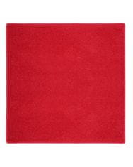 Betap Kusový koberec Eton červený 15 čtverec 60x60