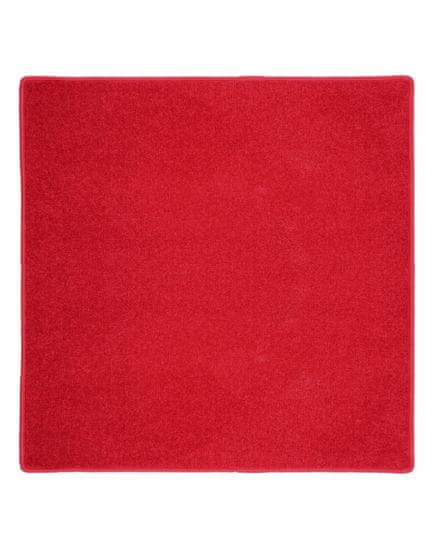 Betap AKCE: 150x150 cm Kusový koberec Eton červený 15 čtverec
