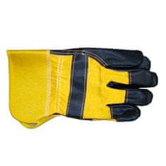 MAT rukavice ORIOLE 10" tkanina/hovězina