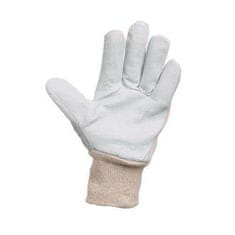MAT rukavice PELICAN PLUS tkanina/lícová kůže