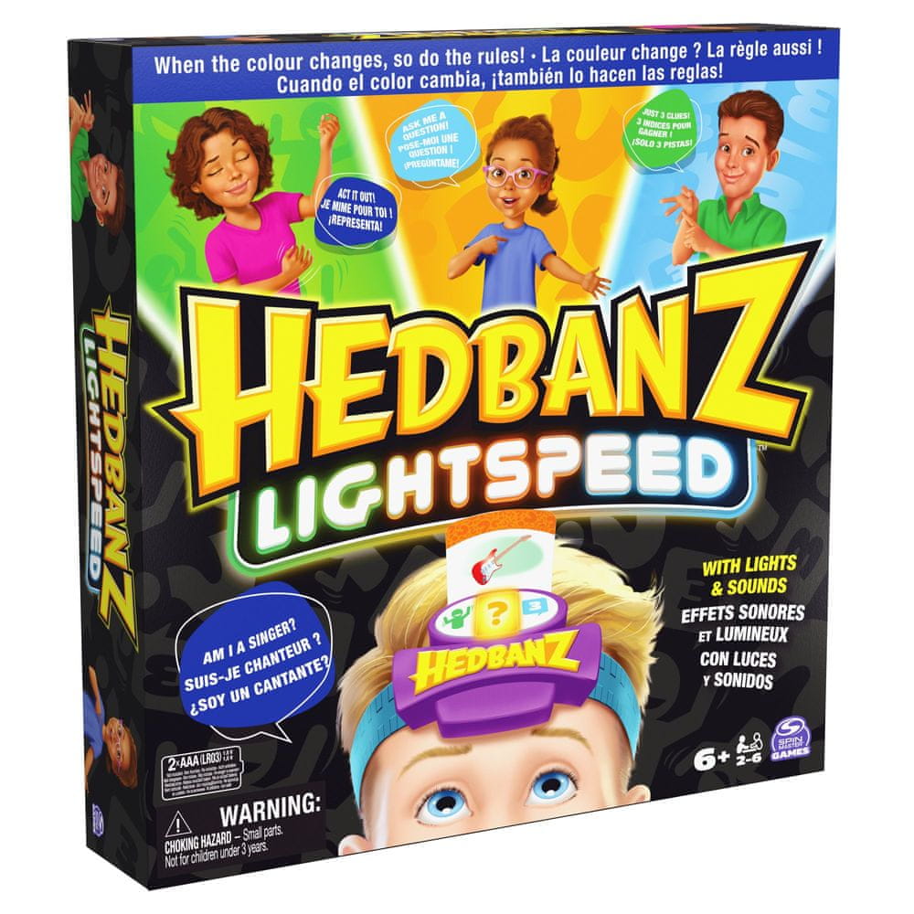 Levně Spin Master Hedbanz lightspeed