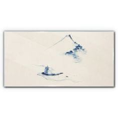COLORAY.CZ Obraz na skle Abstrakce sněhu sněhem 100x50 cm
