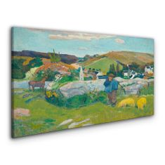 COLORAY.CZ Obraz na plátně Swineherd Gauguin 120x60 cm