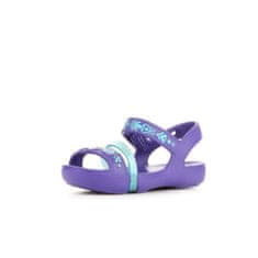 Crocs Sandály fialové 20 EU Line Frozen Sandal K Ultraviolet