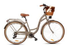Goetze Mood dámské jízdní kolo, kola 28”, výška 160-185 cm, 7-rychlostní, Caffe-latte