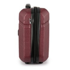 Solier Cestovní kufr 14" 11L ABS STL945 hnědý
