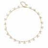Krásný pozlacený náhrdelník s perličkami Kurozome Silky Pearls 12312G