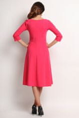 Awama Dámské společenské šaty Yseudamor A112 růžová XL