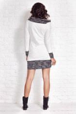 Infinite You Dámské mikinové šaty Lisalla M026 ecru XL