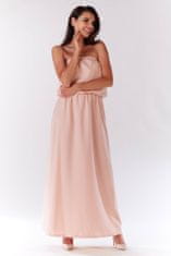 Infinite You Dámské maxi šaty Elizabeth M135 pudrová růžová M