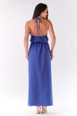 Infinite You Dámské maxi šaty Ettassant M138 nebesky modrá XL