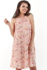 Infinite You Dámské květované šaty Soreth M175 růžová L/XL