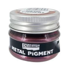 Pentart Metalický kovový pigment 20g - růžovo fialová,
