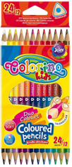 Colorino Oboustranné pastelky 24 barev