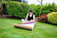 Master podložka na cvičení Yoga 4 mm - 183 x 61 cm - korková - fialová