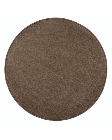 Vopi Kusový koberec Eton hnědý 97 kruh